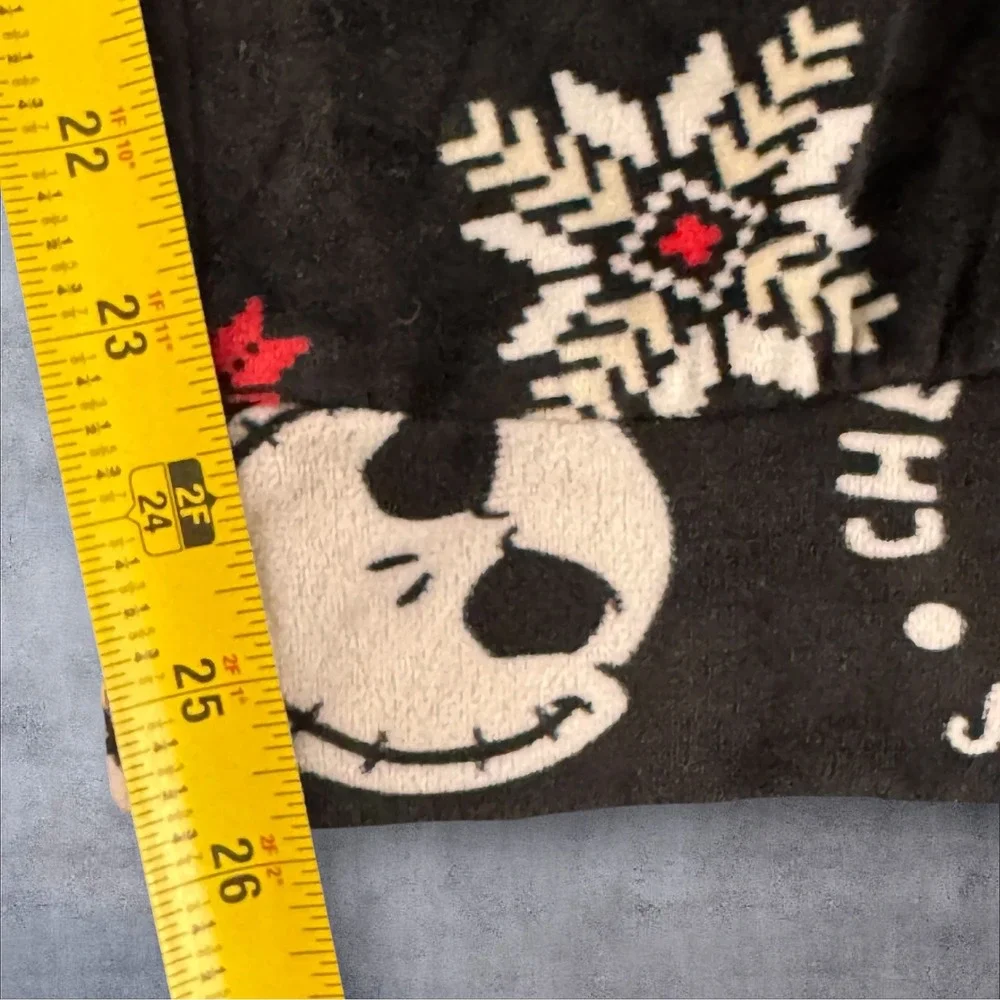 Disney Nightmare Before Christmas Pajama Pants Kids L Black Jack Skellington